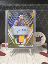 2023-24 Phoenix Jalen Pickett RC Rookie Patch Auto Gold Prizm /10 RPA