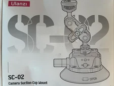 Ulanzi SC-02 Camera Suction Cup Mount Arm Bracket For DSLR & Action Cameras