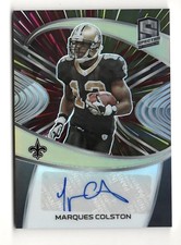 MARQUES COLSTON 2021 Spectra Silver Prizm AUTOGRAPH #14/35 SAINTS