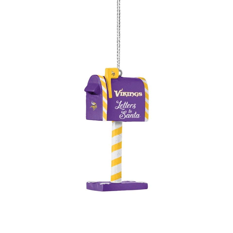 NFL Minnesota Vikings Baumschmuck Mailbox Anhänger Ornament Weihnachtsbaum 0987