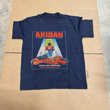 AKIRA japanese movie navy Shirt