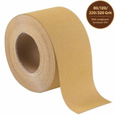 80120220320 Grit 2-34 20 Yards Longboard Sandpaper Roll Psa Sandpaper