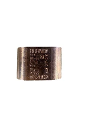 1X Burndy YC28C2 , C-Shape Copper Compression Connector