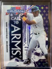 2025 Panini Crusade Gary Sheffield Call To Arms Purple /149 Brewers