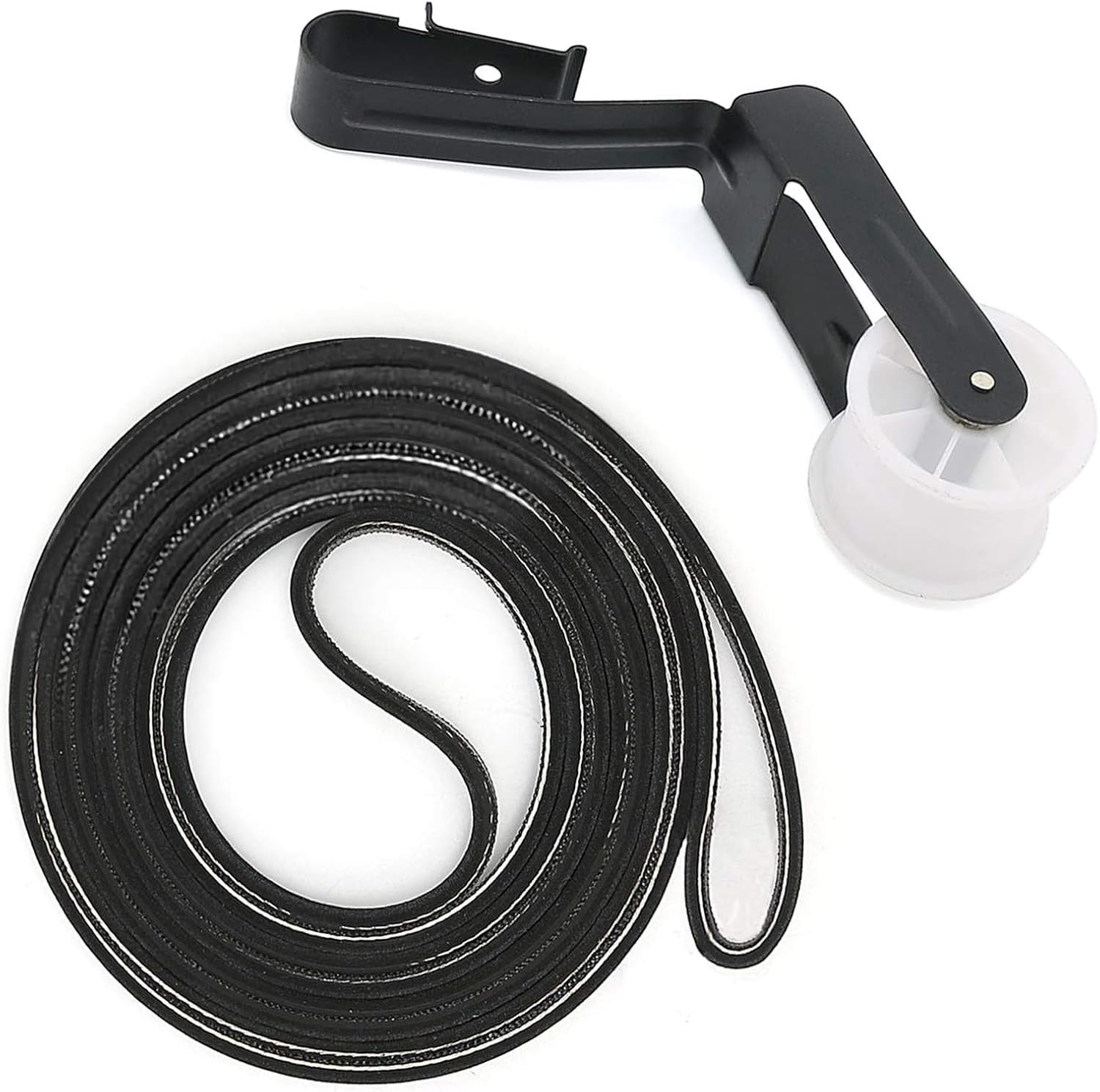 341241 691366 Dryer Drum Belt and Pulley Kit Compatible with Whirlpool, Kenmore