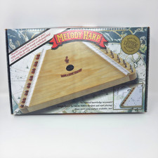Trophy Music Co Melody Harp Lap Zither Wooden 12 Songs Lifetime String Guarantee