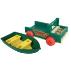 Fisher Price Play Family Camper 992 Truck Boat Little People Vintage 1972 NO TOP