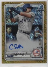 2020 Bowman Gold Shimmer Refractor 14/50 Canaan Smith-Njigba Smith Auto 10ek