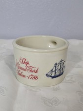 Vintage Old Spice Shaving Mug Cup Ship Grand Turk Salem 1786 Shulton
