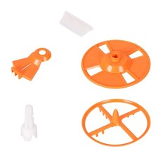 5 Pieces Replacement Parts Compatible with Baby Brezza Formula 6X6, Orange