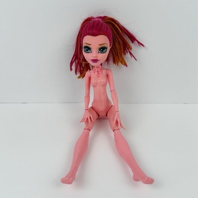 Mattel Monster High Create-A-Monster Gorgon Pink Doll Body Magenta Hair 2012