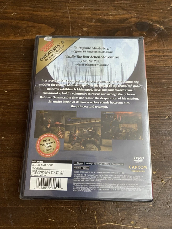 Onimusha Warlords Greatest hits PS2 NEW PlayStation 2 Game - Image 2 of 3