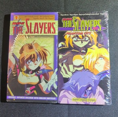 The Slayers VHS Japanese Anime With English Subtitles Lot Of 2, Factory Sealed