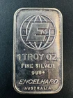 500 Minted first Series Engelhard Australia 1oz 999 Silver Bar Ingot * RARE