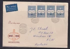 Finland 1959 Trade Freedom FDC to Windsor NSW with Cinderella