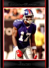 2007 Bowman #80 Plaxico Burress