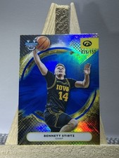 2025-26 Bowman Best U Bennett Stirtz #98 /150 Blue Refractor Rookie Iowa