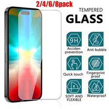 For iPhone 16 Pro/16 Pro Max 15 14 13 Full Cover TemperedGlass Screen Protector