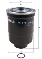 Kraftstofffilter Mahle KC 578D Anschraubfilter FüR K2700 Galloper KIA Porter TB
