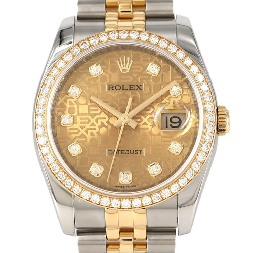 Authentic Rolex Datejust 116243G SSxYG Mechanical Automatic Ra...