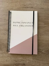 Home Finance and Bill Organizer with Pockets Monthly Budget Planner Trackers