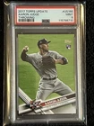 Aaron Judge Yankees 2017 Topps Update Rookie Throwing PSA 9