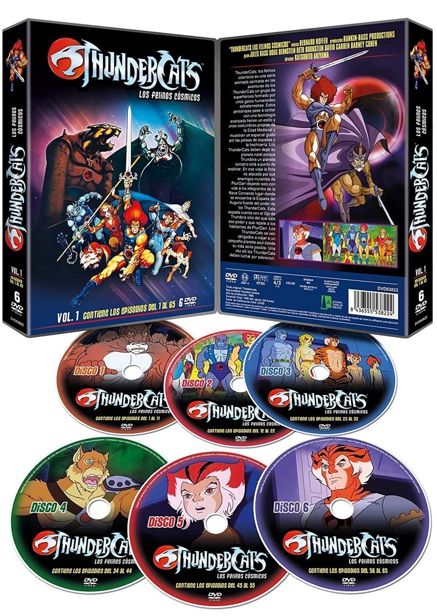 Thundercats: Los Felinos Cósmicos Temporada 1 (6DVDs) 1985