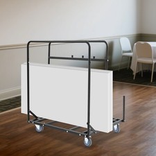 Mesa Plegable de Alta Resistencia y Carro de Silla Mesa Redonda Plegable Silla Dolly