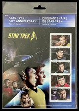 Canada MNH #2912 Star Trek Souvenir Sheet Of 5 Stamps - 2016