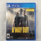 A Way Out - PlayStation 4 Pre-Owned- Used- Tested- Very Good- Sony PS4 CIB