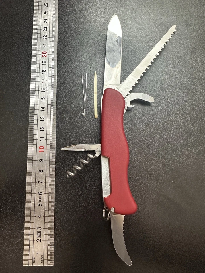 Victorinox Hunter Taschenmesser | Edelstahl | Rot - Bild 3 von 4