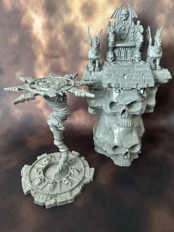Warhammer Fantasy Terrain / Scenery - Magewrath Throne & Balewind Vortex
