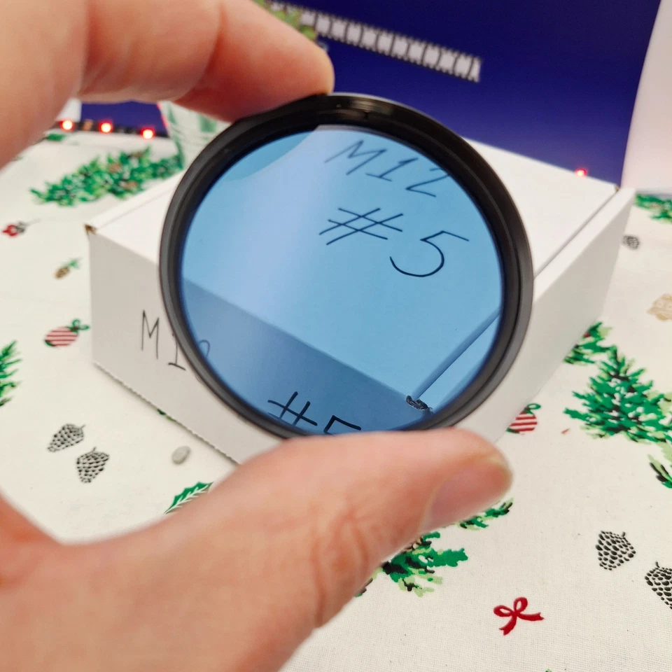 Photax 80B (D-A) 58mm Blue Screw In Filter. Clear Optics VGC. (refB.N) - Image 3 of 3