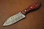 Custom Handmade Damascus Steel Knife With Pakka Wood Handle With Cover 259 — photo 1
