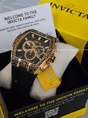 Invicta - S1 Rally - EXCALIBUR Swiss 5050.E Chronograph - GOLD Blk
