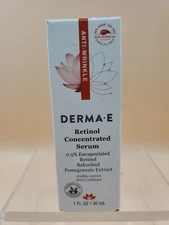 Derma E Anti Wrinkle Retinol Serum for Skin Radiance Visibly Renews 1 Fl Oz 