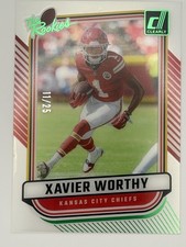 2024 Panini Clearly Donruss - Clearly the Rookies Xavier Worthy 11/25