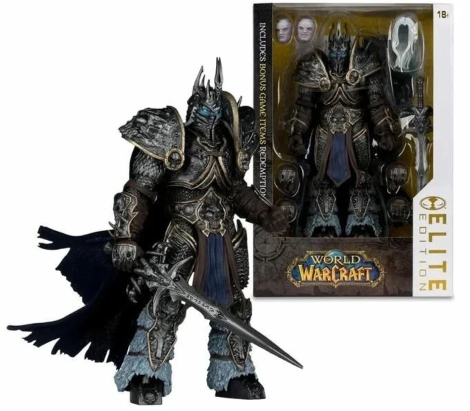 112869 World Of Warcraft Lich King Mcfarlane Toys Figurine 7"