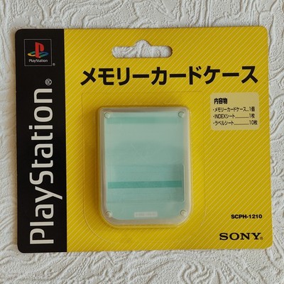 Offizielle Sony Playstation Memory Card Hülle SCPH-1210 Aufbewahrung versiegelt