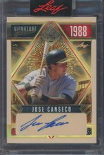 2025 Leaf Seasons in the Sun Jose Canseco #SSE-JC1 Signature Series Auto /35