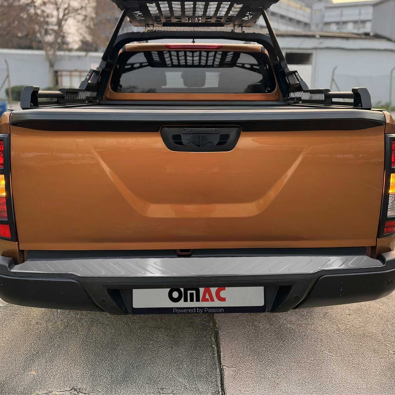 Seuil de pare-chocs haut de gamme en acier inox brossé pour Nissan Navara III D23