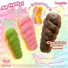 iBloom Squishy Twisted Doughnut Kawaii Soft Scented Stress Relief