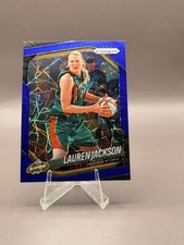 Lauren Jackson 2025 Panini Prizm WNBA Blue Velocity #91 Seattle Storm
