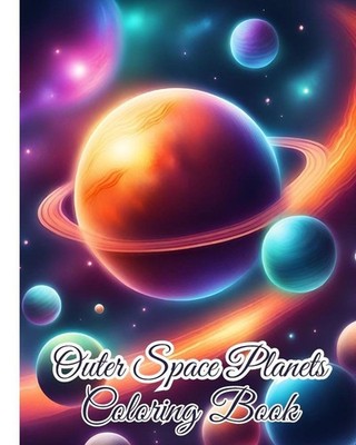 Outer Space Planets Coloring Book | Thy Nguyen | englisch