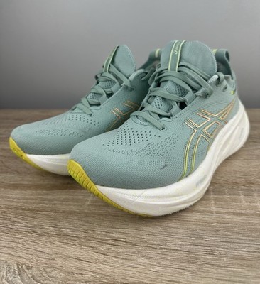ASICS Gel Nimbus 26 Women s Size 7 Light Celadon Running Sneakers