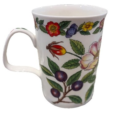 Roy Kirkham Mug Bone China Botanical Berries 1992 England Cottagecore