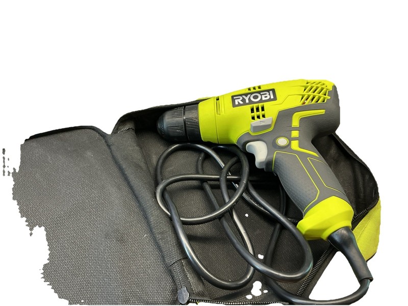 Ryobi Drill / Driver 5.5 Amp Corded 3/8 in. Variable Speed D43🔥FOR PARTS 🔥