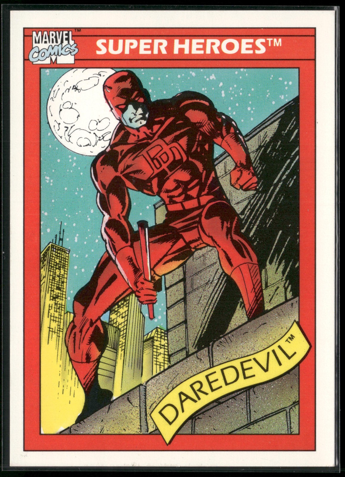 1990 Impel Marvel Universe #4 Daredevil