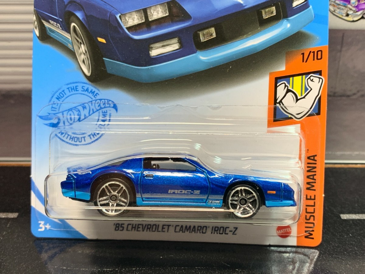 2021 Hot Wheels #191 '85 Chevy Camaro Iroc-Z Metallic Blue