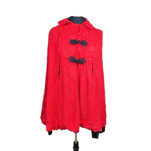 Medieval Red Cloak Cape Renaissance Gothic GoT Cospla… - Gem